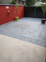 LOCATION MEDAILLON GRANDE ROSACE diam 3m96