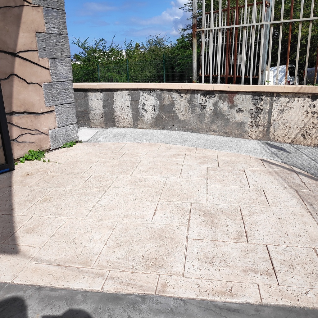 KIT BETON IMPRIME 20m² TRAVERTIN