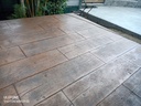 KIT BETON IMPRIME 20m² BOIS RUSTIQUE 40 cm 