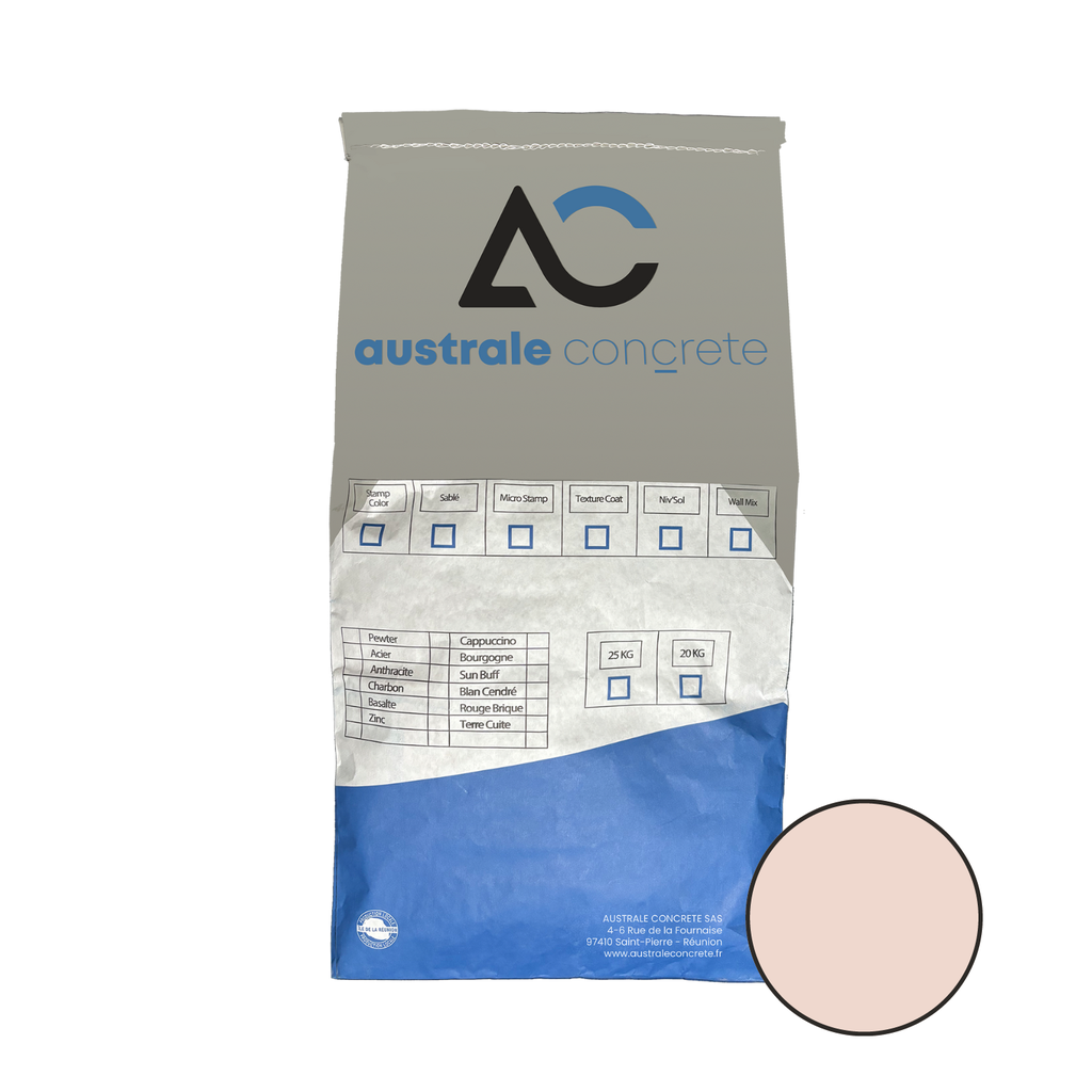 COLORANT DURCISSEUR CORAIL 25 KG