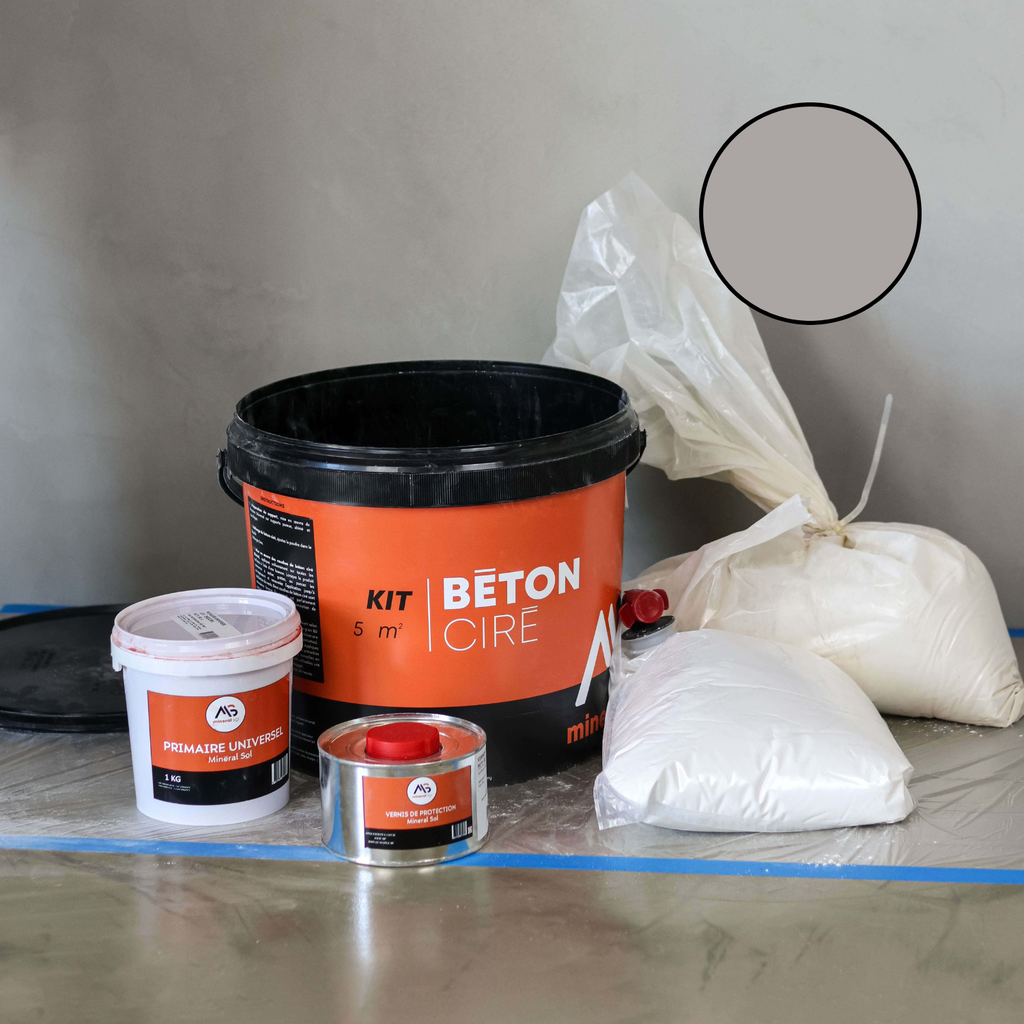 KIT MINERAL SOL ACIER MEDIUM 5 m²