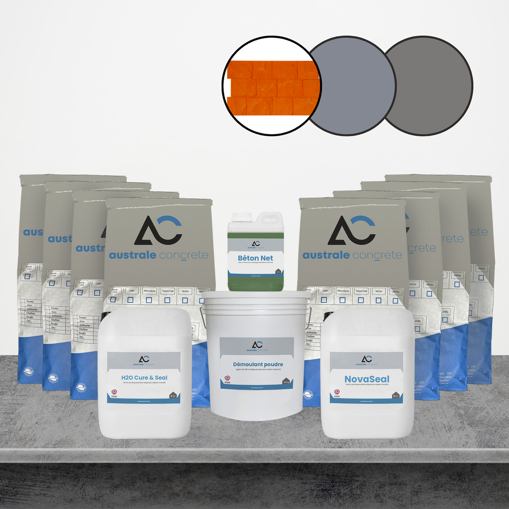 KIT BETON IMPRIME 50m² PAVES NAPOLEON