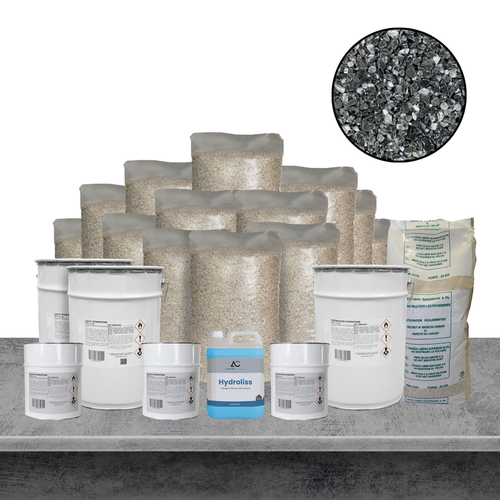 KIT 50m² HYDROSTONE  GRIGIO CARNICO