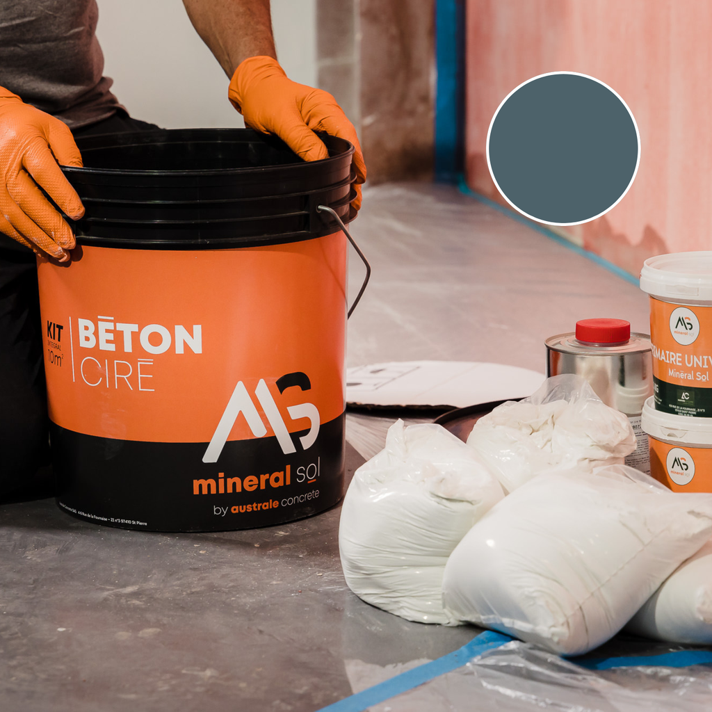 KIT MINERAL SOL BLEU PETROLE 10 m²  