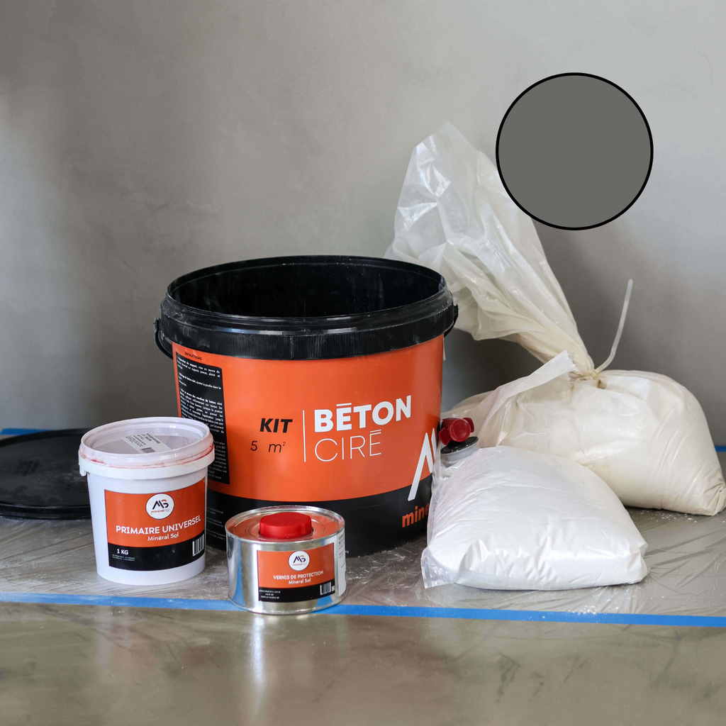 KIT MINERAL SOL ANTHRACITE INTENSE  5 m²